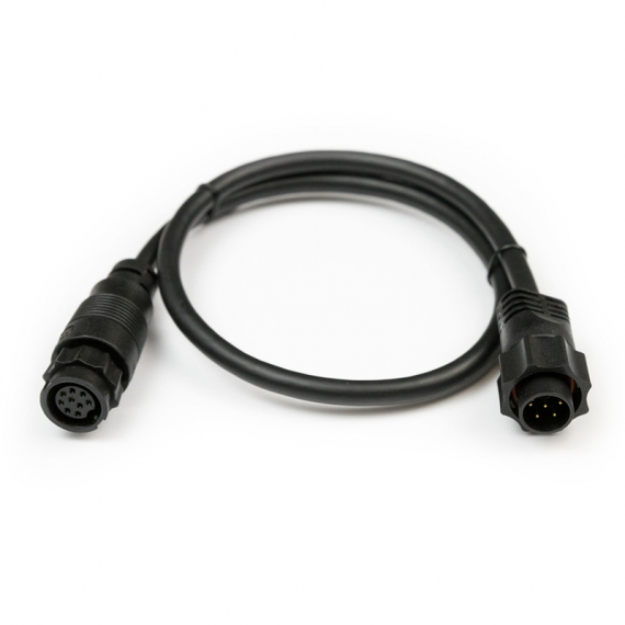Lowrance 9 Pin BLACK to 7 pin BLUE Adapter: For Analog Temp. Transducers dans le groupe Électronique marine et bateau / Installation électrique l\'adresse Sportfiskeprylar.se (000-12571-001)