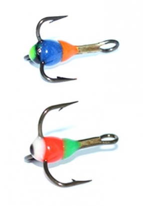Glow Hook 2-pcs size 10 dans le groupe Hameçons et terminal tackle / Hamecon peche / Hameçons jigging sous glace l\'adresse Sportfiskeprylar.se (0000607000100007r)