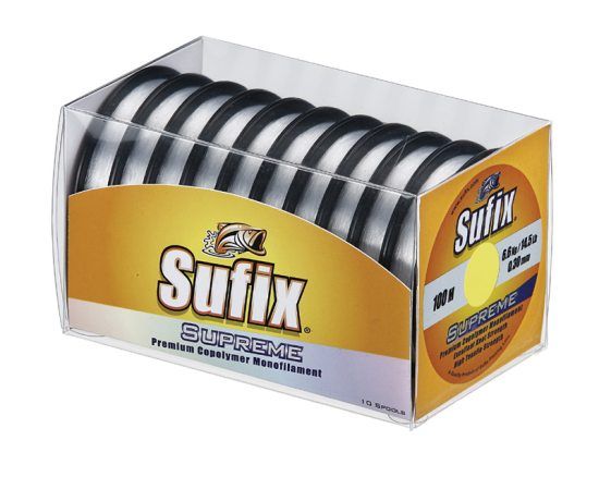 Sufix Supreme 100m Clear dans le groupe Hameçons et terminal tackle / Leaders et Bas de ligne / Bas de ligne / Bas de ligne monofilament l\'adresse Sportfiskeprylar.se (00623r)