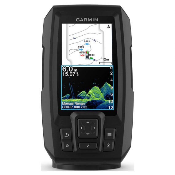 Garmin Striker Vivid 4cv, w/GT20 dans le groupe Électronique marine et bateau / Sondeur et GPS / Sonars l\'adresse Sportfiskeprylar.se (010-02550-01)