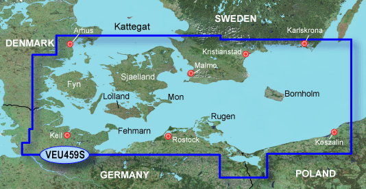 Garmin Bluechart G3 Vision 459S Trelleborg-Århus dans le groupe Électronique marine et bateau / Cartes l\'adresse Sportfiskeprylar.se (010-C0803-00)