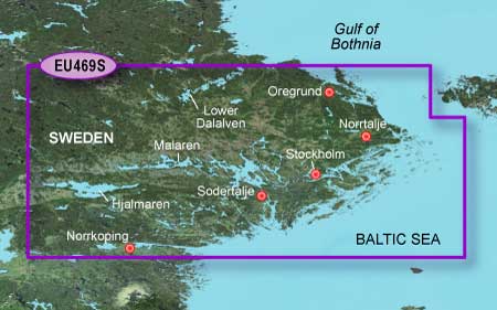 Garmin Bluechart G3 Vision 469S Norrköping-Öregrund dans le groupe Électronique marine et bateau / Cartes l\'adresse Sportfiskeprylar.se (010-C0813-00)