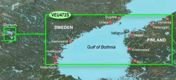 Garmin Bluechart G3 Vision 472S Söderhamn- Umeå dans le groupe Électronique marine et bateau / Cartes l\'adresse Sportfiskeprylar.se (010-C0816-00)