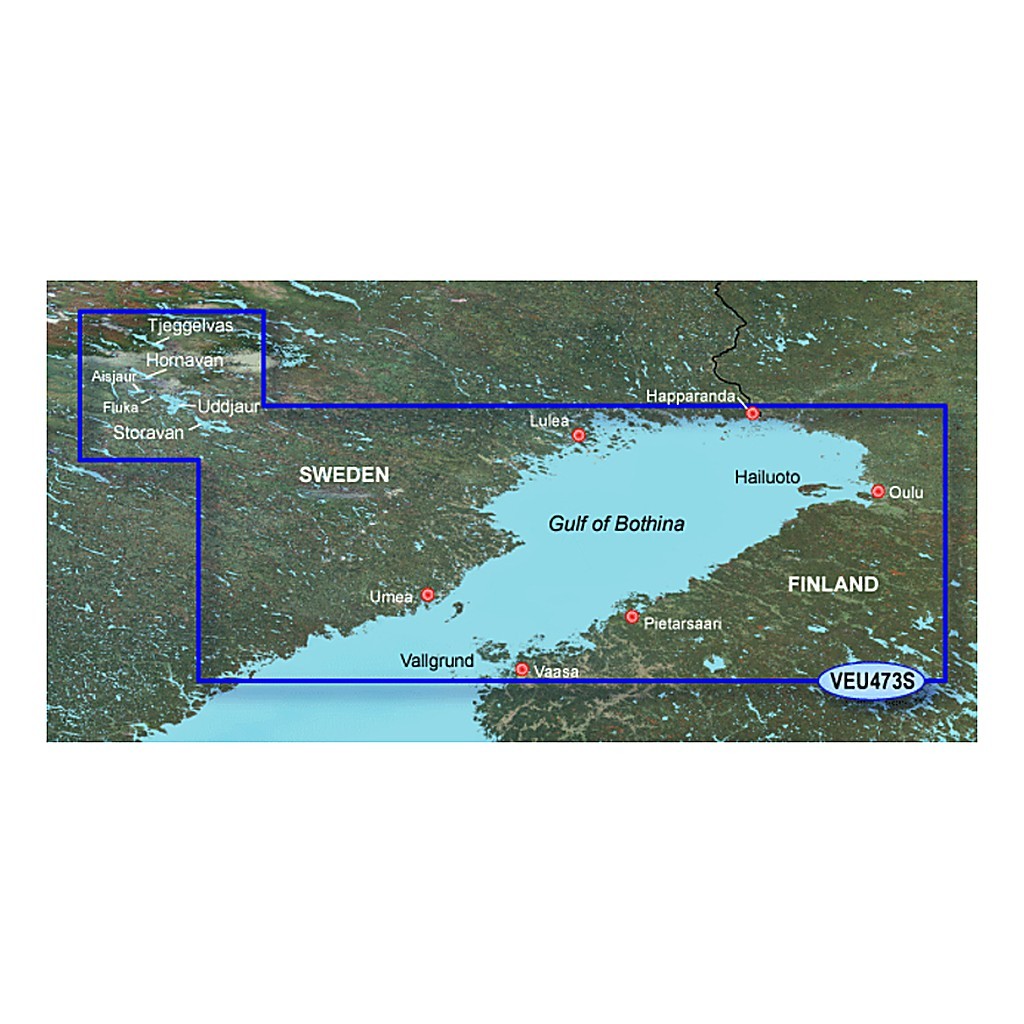 Garmin Bluechart G3 Vision 473S Övik-Haparanda dans le groupe Électronique marine et bateau / Cartes l\'adresse Sportfiskeprylar.se (010-C0817-00)