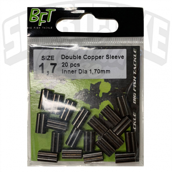 BFT Double Copper Sleeve, 1,00mm - 20pcs dans le groupe Hameçons et terminal tackle / Sleeves l\'adresse Sportfiskeprylar.se (03-CDSL-100)