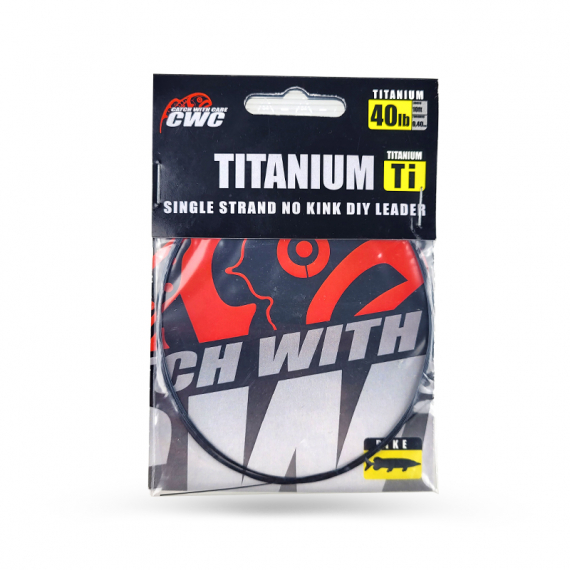 CWC Titanium No-Kink Leader Material dans le groupe Hameçons et terminal tackle / Leaders et Bas de ligne / Bas de ligne / Câble l\'adresse Sportfiskeprylar.se (03-CWDT120r)