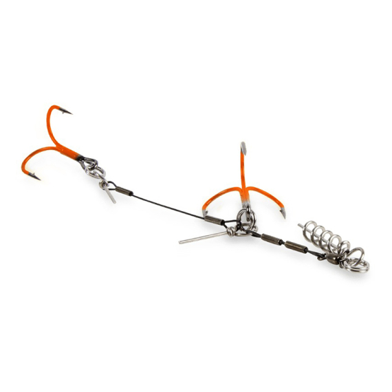 CWC Rattle Stinger UV Orange dans le groupe Hameçons et terminal tackle / Stingers et accessoires stingers / Stingers l\'adresse Sportfiskeprylar.se (03-CWOSSH1r)