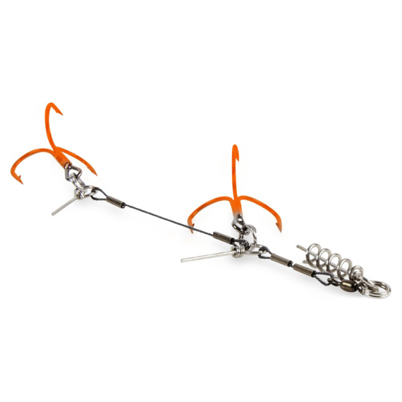 CWC Titanium UV Orange Stinger dans le groupe Hameçons et terminal tackle / Stingers et accessoires stingers / Stingers l\'adresse Sportfiskeprylar.se (03-CWOTID2r)