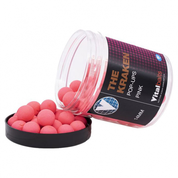 Vital Baits Pop-ups The Kraken Pink 80g dans le groupe Leurre de la peche / Bouillettes, esches et amorce / Popups & Wafters l\'adresse Sportfiskeprylar.se (04-0023r)