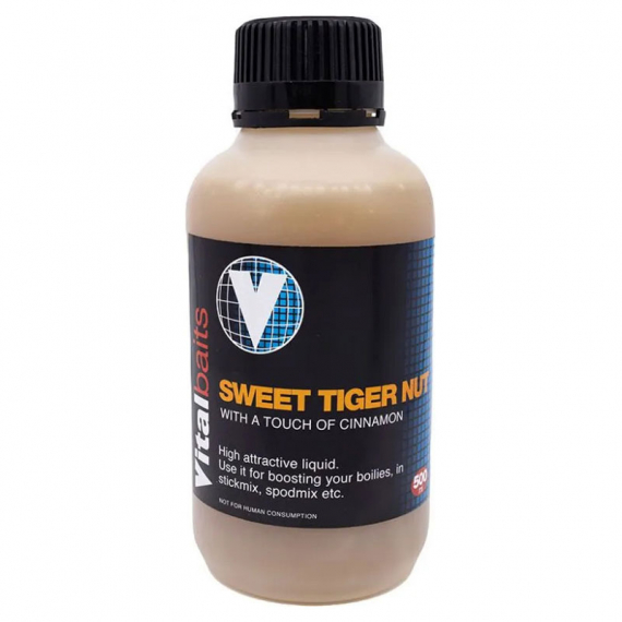 Vital Baits Sweet Tiger Nut Liquid with Cinnamon 500ml dans le groupe Leurre de la peche / Bouillettes, esches et amorce / Liquides et additifs l\'adresse Sportfiskeprylar.se (06-0006)