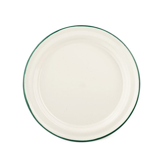 GSI Outdoors Deluce Enamalware Plate Cream dans le groupe Loisirs en plein air / Cuisines camping et ustensiles / Assiettes et bols / Assiettes l\'adresse Sportfiskeprylar.se (08326)