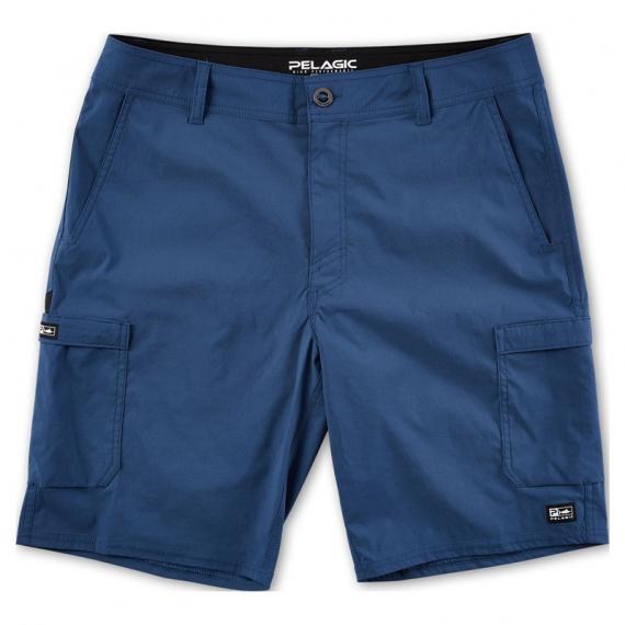 Pelagic Madeira Cargo Solid Smokey Blue dans le groupe Habits et chaussures / Habits / Shorts l\'adresse Sportfiskeprylar.se (1001213001SMB-32r)