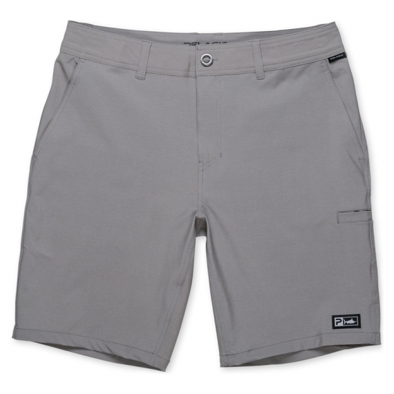 Pelagic Mako Hybrid Solid Short Grey dans le groupe Habits et chaussures / Habits / Shorts l\'adresse Sportfiskeprylar.se (1001213002-GRYr)