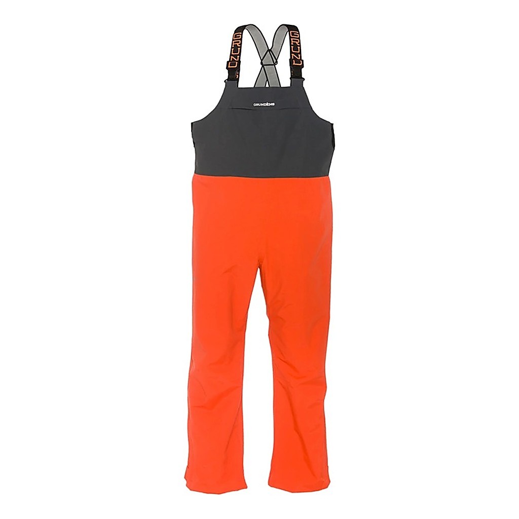 Grundéns Full Share Bib Orange/Grey dans le groupe Habits et chaussures / Vêtements / Pantalons de pêche / Combinaisons l\'adresse Sportfiskeprylar.se (10048-802-0013r)