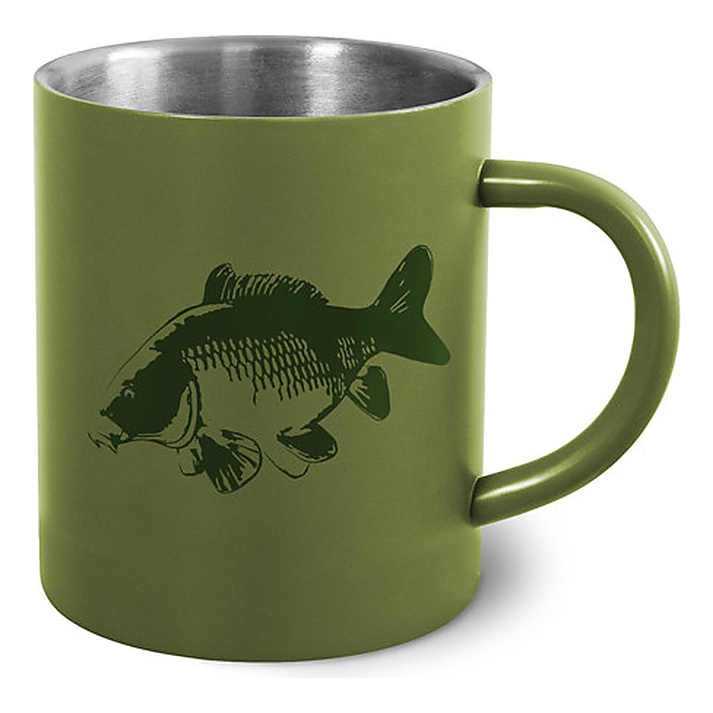 Delphin Stainless Steel Carp Cup - 300 ml dans le groupe Loisirs en plein air / Cuisines camping et ustensiles / Tasses et mugs l\'adresse Sportfiskeprylar.se (101002393)