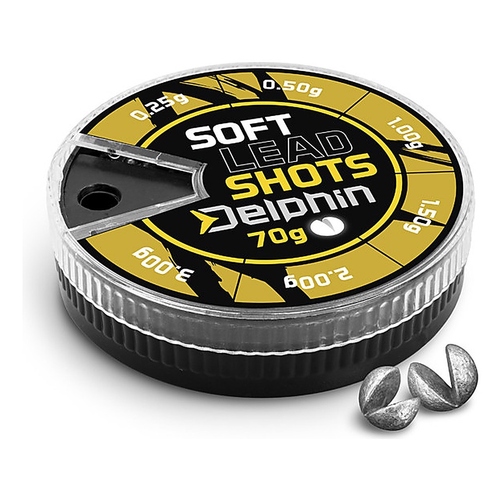 Delphin Soft Split Shot Sinkers dans le groupe Hameçons et petit matériel / Plombs de pêche / Plombs et splitshots l\'adresse Sportfiskeprylar.se (101005468r)