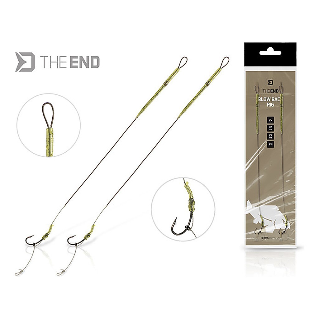 Delphin The End Blow Back Rig 2-pack dans le groupe Hameçons et petit matériel / Montages préfaits l\'adresse Sportfiskeprylar.se (101005684r)