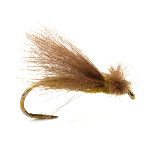 Guideline CDC Caddis Adult Olive # 12 dans le groupe Leurre de la peche / Mouches / Mouches sèches l\'adresse Sportfiskeprylar.se (101158GL)
