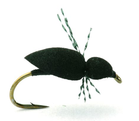 Foam Spider Sort Tørr - 12 dans le groupe Leurre de la peche / Mouches / Mouches sèches l\'adresse Sportfiskeprylar.se (101231GL)