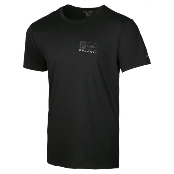 Pelagic Icon Premium UV Tee Black dans le groupe Habits et chaussures / Habits / T-shirts l\'adresse Sportfiskeprylar.se (1014213000BLK-Lr)