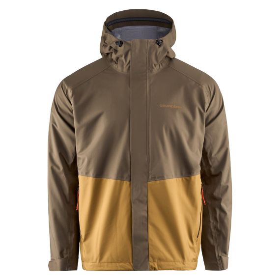 Grundéns Charter Jacket Whiskey/Otter dans le groupe Habits et chaussures / Habits / veste de peche, veste pecheur / Vestes de pluie l\'adresse Sportfiskeprylar.se (10206-237-0014r)