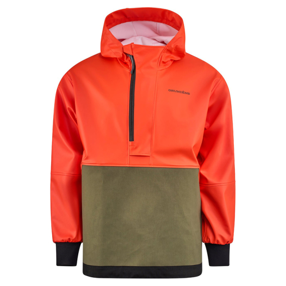 Grundéns Neptune Armored Anorak Orange/Olive dans le groupe Habits et chaussures / Habits / veste de peche, veste pecheur / Vestes de pluie l\'adresse Sportfiskeprylar.se (10208-811-0014r)