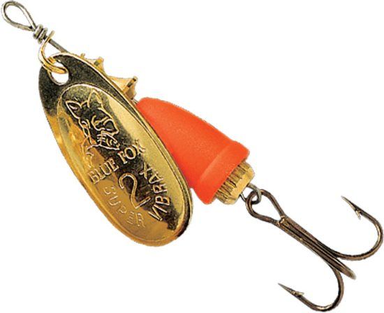 Blue Fox Vibrax Fluorescent BFF Nr 2 GFR dans le groupe Leurre de la peche / Cuillers tournantes l\'adresse Sportfiskeprylar.se (102186NO)