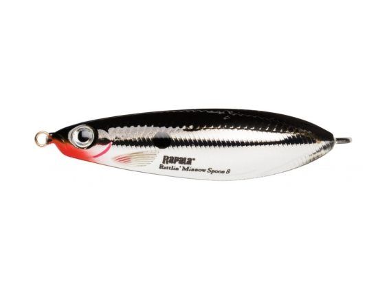 Rapala Minnow Spoon Rattlin 8 cm CH dans le groupe Leurre de la peche / Cuillere peche l\'adresse Sportfiskeprylar.se (102321NO)