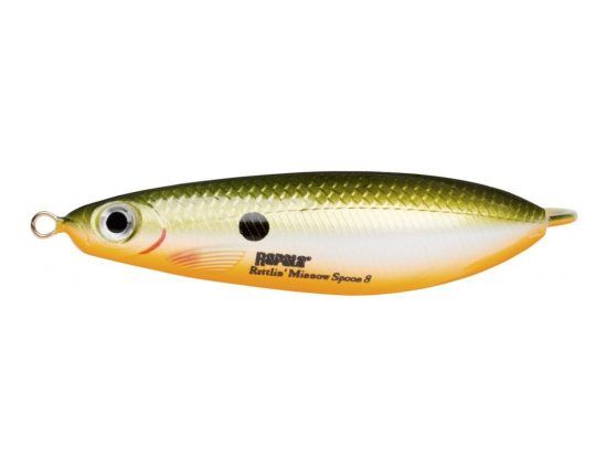 Rapala Minnow Spoon Rattlin 8 cm RFSH dans le groupe Leurre de la peche / Cuillere peche l\'adresse Sportfiskeprylar.se (102334NO)
