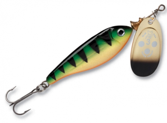 Blue Fox Vibrax Minnow Super BFMSV Nr 2, GP dans le groupe Leurre de la peche / Spinners / Inlinespinnare l\'adresse Sportfiskeprylar.se (102776NO)