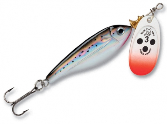 Blue Fox Vibrax Minnow Super BFMSV Nr 2, S dans le groupe Leurre de la peche / Cuillers tournantes l\'adresse Sportfiskeprylar.se (102779NO)