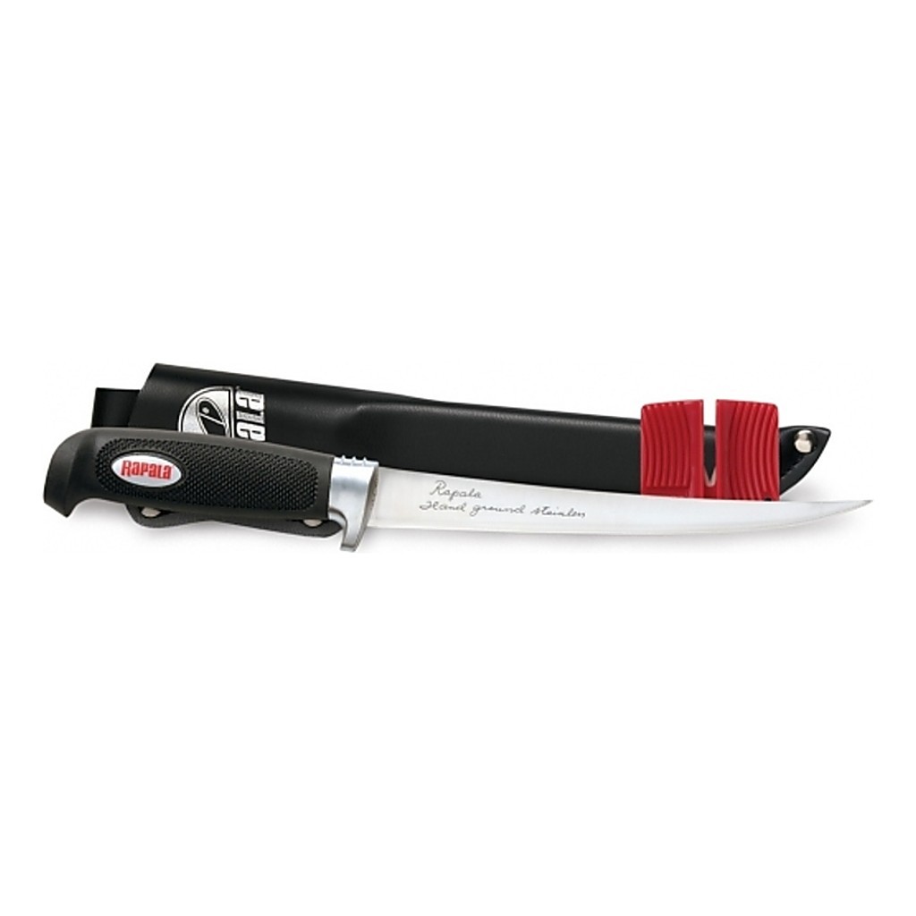 Rapala Soft Grip Fillet Knife 23 cm dans le groupe Accessoires de pêche / Couteaux et haches / Couteaux / Couteaux à filet l\'adresse Sportfiskeprylar.se (102931NO)