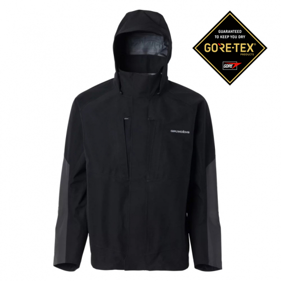 Grundéns Buoy X Gore-tex Jacket Black dans le groupe Habits et chaussures / Habits / veste de peche, veste pecheur / Vestes étanches l\'adresse Sportfiskeprylar.se (10315-001-0013r)