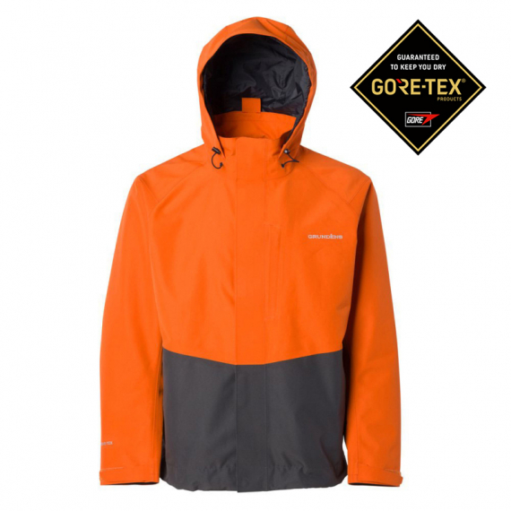 Grundéns Downrigger Gore-tex Jacket Burnt Orange - S dans le groupe Habits et chaussures / Habits / Vestes / Vestes étanches l\'adresse Sportfiskeprylar.se (10317-801-0013)