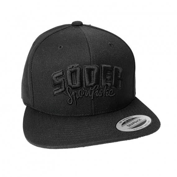 Söder Sportfiske Snapback Black - Black Logo dans le groupe Habits et chaussures / Casquettes et chapeaux / Casquettes / Casquettes snapback l\'adresse Sportfiskeprylar.se (103545674878-BL)