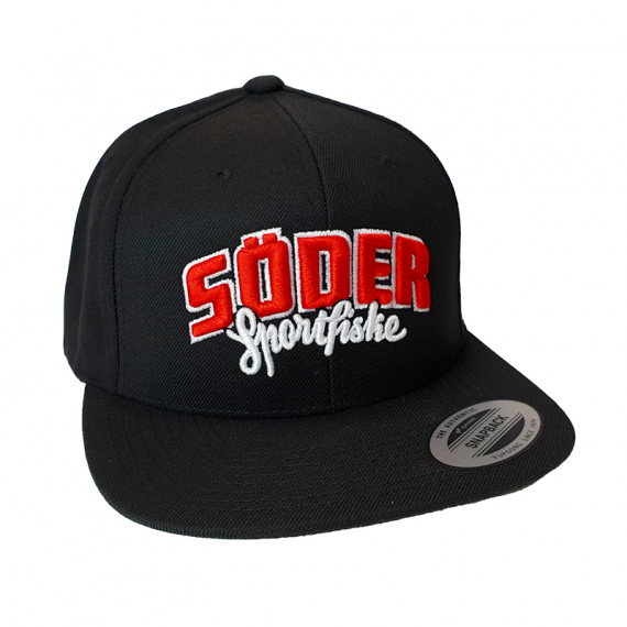 Söder Sportfiske Snapback Black - Original Logo dans le groupe Habits et chaussures / Chapeau de peche, casquette peche / Casquettes / Casquettes snapback l\'adresse Sportfiskeprylar.se (103545674878-OL)