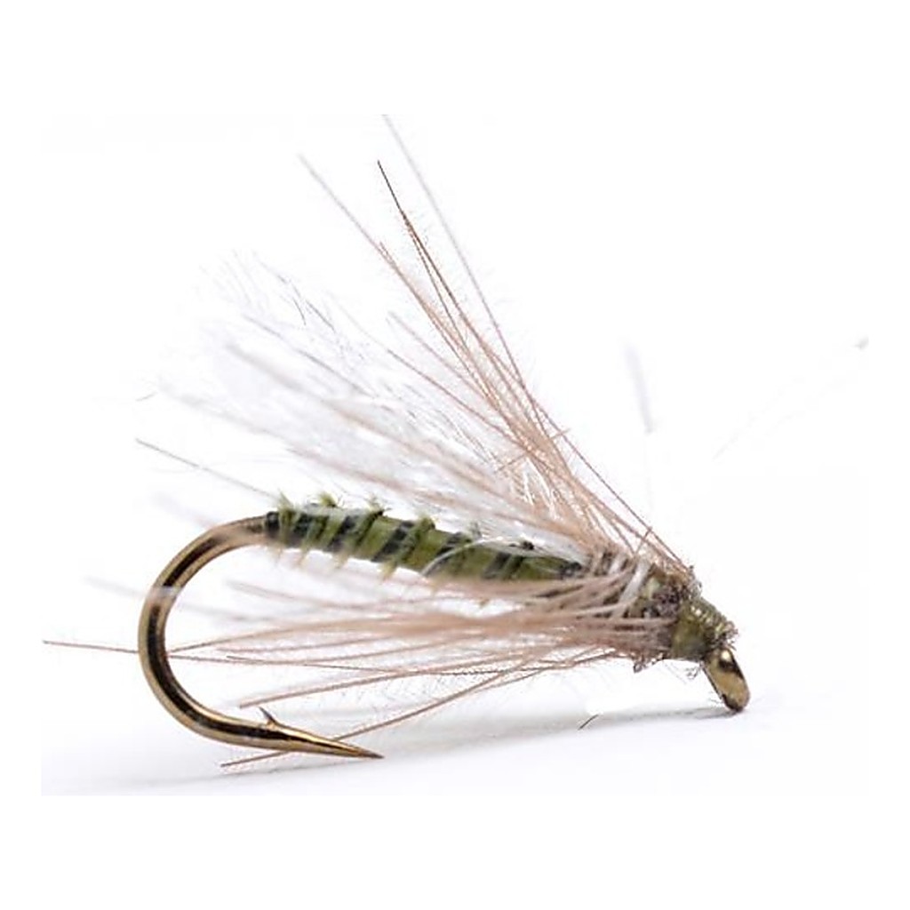 Guideline CDC Midge Olive # 16 dans le groupe Leurre de la peche / Mouches / Mouches sèches l\'adresse Sportfiskeprylar.se (104831GL)