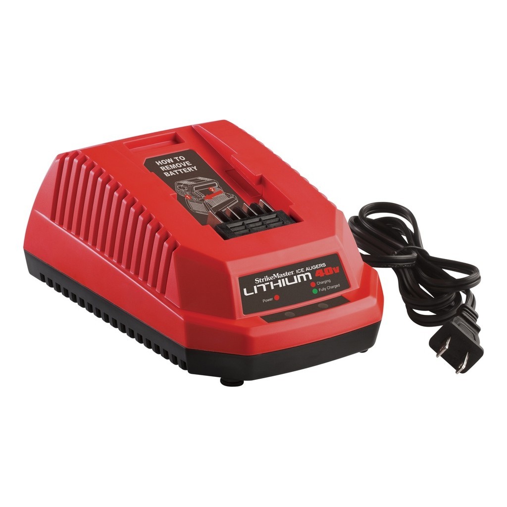 Strikemaster 40V Charger dans le groupe Accessoires de pêche / Foret et ciseaux glace / Accessoires foret glace l\'adresse Sportfiskeprylar.se (105328NO)