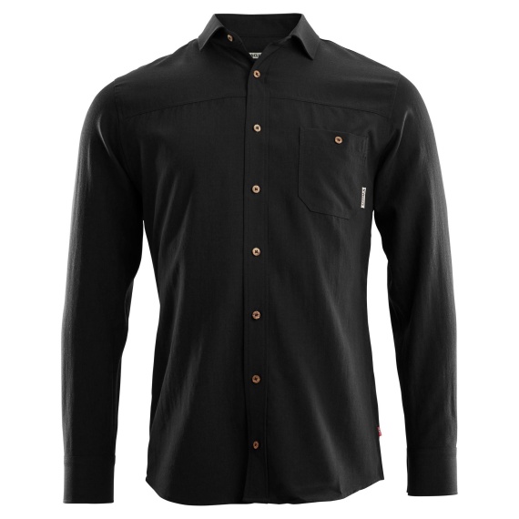 Aclima Wool Woven Wool Shirt Men Jet Black dans le groupe Habits et chaussures / Habits / Vêtements chauds et sous vêtements / Sous-vêtements hauts l\'adresse Sportfiskeprylar.se (105638-Sr)
