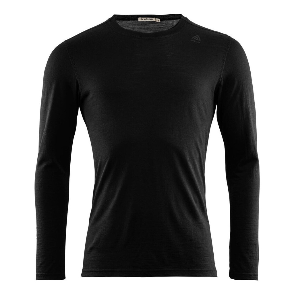 Aclima LightWool Undershirt Long Sleeve Jet Black dans le groupe Habits et chaussures / Vêtements / Vêtements chauds et sous vêtements / Sous-vêtements hauts l\'adresse Sportfiskeprylar.se (106740r)