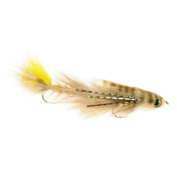 Guideline Double Gonga Tan/Yellow #4/4 dans le groupe Leurre de la peche / Mouches / Streamers l\'adresse Sportfiskeprylar.se (107325GL)