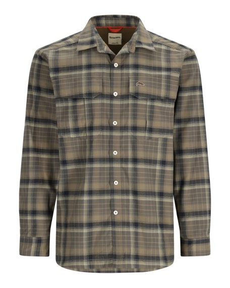 Simms Coldweather Shirt Hickory Asym Ombre Plaid dans le groupe Habits et chaussures / Habits / Chemises l\'adresse Sportfiskeprylar.se (10777-1133-20r)