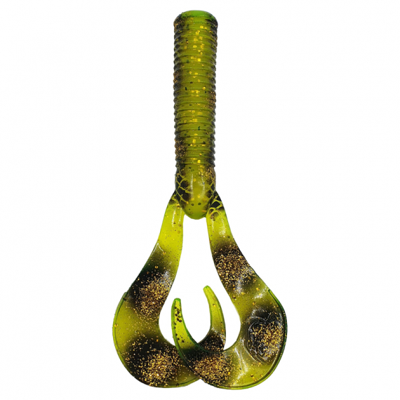 Miuras Mouse Spare Double Tail Mini (Bulk) - Hot Spotted Bullhead dans le groupe Leurre de la peche / Mustache Rigs & Miuras l\'adresse Sportfiskeprylar.se (11-MMMDT-008)