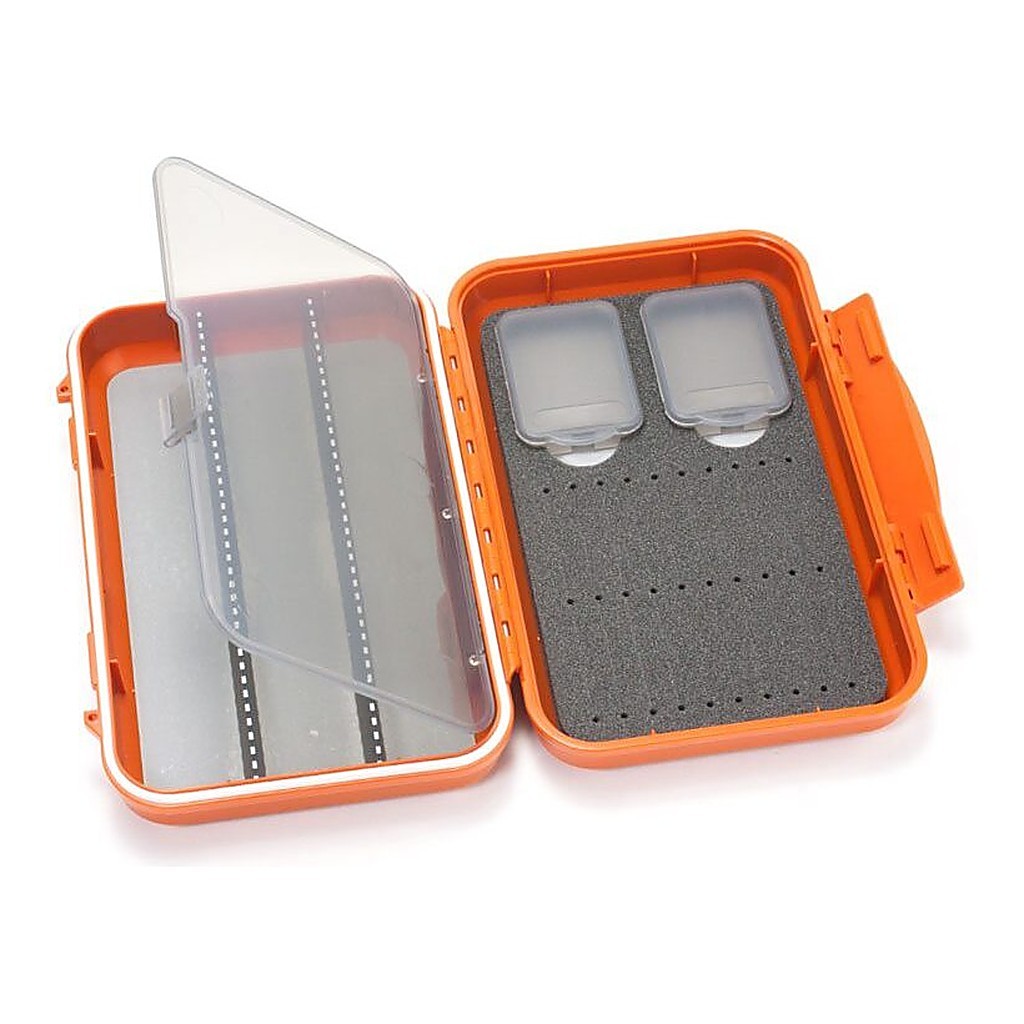 C&F Medium 2-Row WP Tube Fly Case w 3 Comp (CF-2403V) Burnt Orange dans le groupe Stockage / Boite de peche / Boîtes à mouche l\'adresse Sportfiskeprylar.se (1100181)