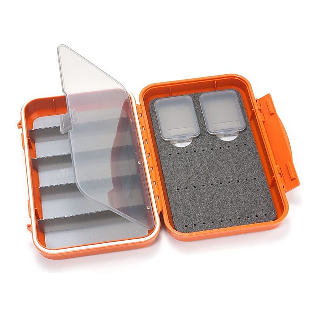 C&F Medium 2-Row WP Tube Fly Case w 5 Comp (CF-2405H) Burnt Orange dans le groupe Stockage / Boite de peche / Boîtes à mouche l\'adresse Sportfiskeprylar.se (1100183)