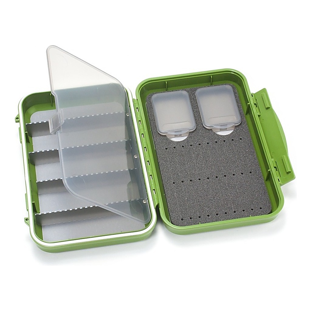C&F Design Medium 2-Row WP Tube Fly Case w 5 Comp (CF-2405H) Olive dans le groupe Stockage / Boite de peche / Boîtes à mouche l\'adresse Sportfiskeprylar.se (1100184)