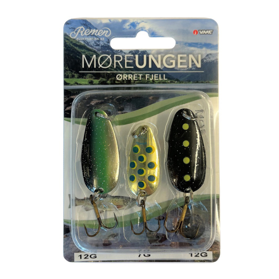 Remen Möreungen Öring - Fjäll (3-pack) dans le groupe Leurre de la peche / Cuillere peche l\'adresse Sportfiskeprylar.se (110398NO)