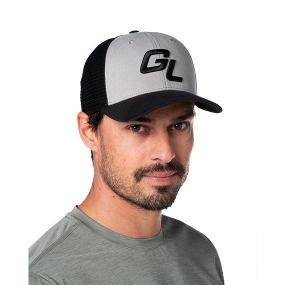 Guideline Logo Cap - Grey/Black dans le groupe Habits et chaussures l\'adresse Sportfiskeprylar.se (111063GL)