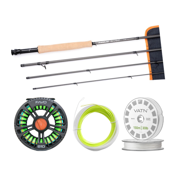 Guideline Rivolt Allround Taper+ Flugset - 8\'6\'\' #4 dans le groupe Ensembles de pêche / Kit de pêche à la mouche / Jeux de pêche à la mouche à une main l\'adresse Sportfiskeprylar.se (111161GL2026ARTPLUS)