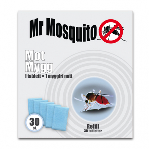Mr Mosquito Refill (30-pack) dans le groupe Loisirs en plein air / Protection anti-moustique et anti-moustique / Anti-moustique l\'adresse Sportfiskeprylar.se (112002TC)